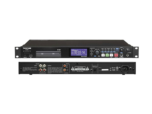 青海达斯冠 SS-R100 Tascam CF SD USB 会议室机架式固态录放机