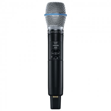 青海Shure SLXD2/BETA87C 舒尔手持无线话筒发射机 数字无线话筒麦克风