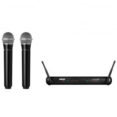 青海Shure SVX288/PG28 舒尔双手持无线话筒 KTV专用话筒