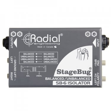 青海Radial,SB-6,线路电平信号隔离变压器DI直插盒,立体声隔离器,DI盒,无源隔离变压器