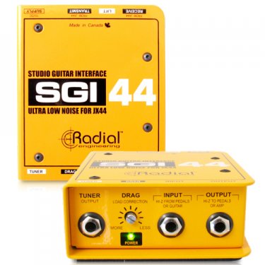 青海Radial,SGI 44,现场吉他远程传输DI直插盒,吉他信号扩展器,录音室吉他接口,吉他D