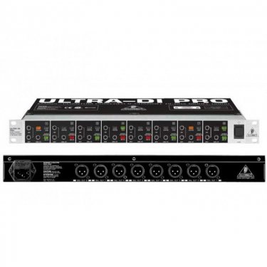 青海百灵达 Behringer DI800 V2 八路DI盒 线路型号DI盒 非平衡信号转平衡信号 多功能ID盒