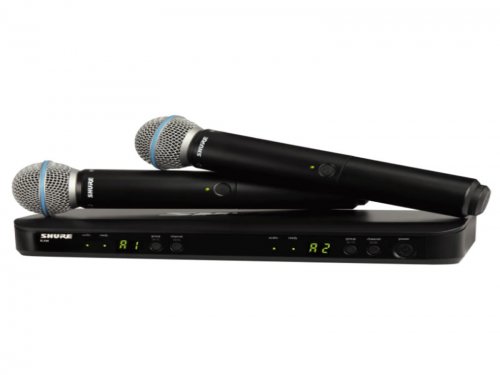 青海Shure麦克风 舒尔麦克风 BLX288/B58 一拖二手持无线麦克风 