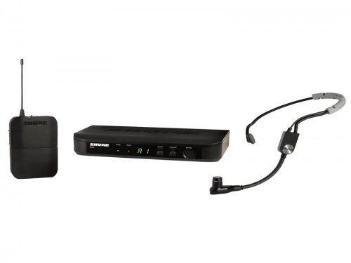 青海舒尔 BLX14/SM35 Shure 无线头戴式话筒麦克风 无线健身耳机系统